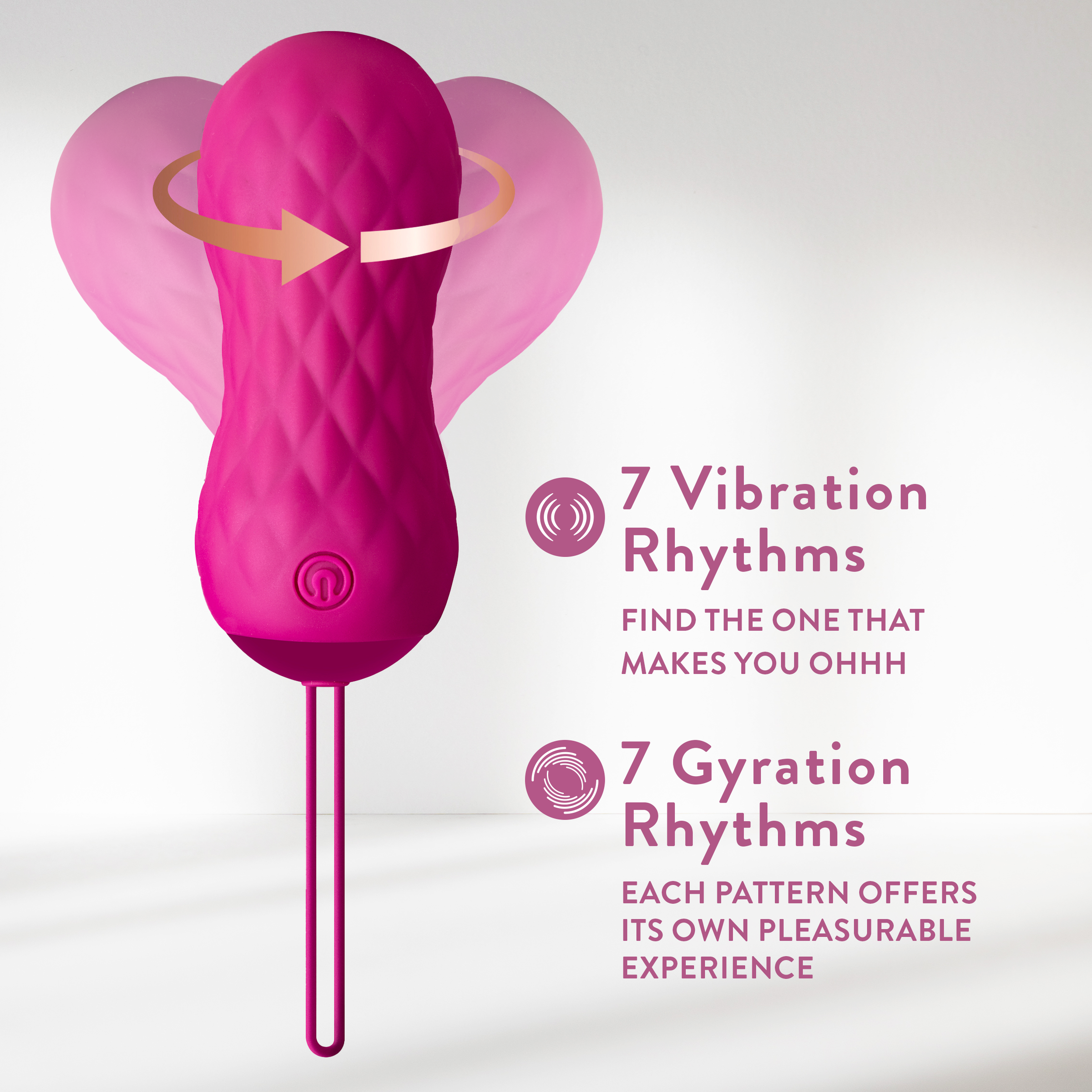 Blush - Carina - 7 Modes Gyrating & Vibrating Egg Vibrator | Cheeky LLC
